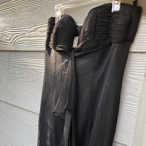 Tiffany Designs Black Prom Dress